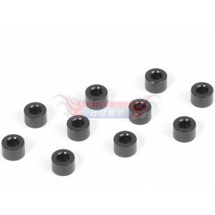 XRAY 303127-K  ALU SHIM 3x6x4.0MM - BLACK (10)